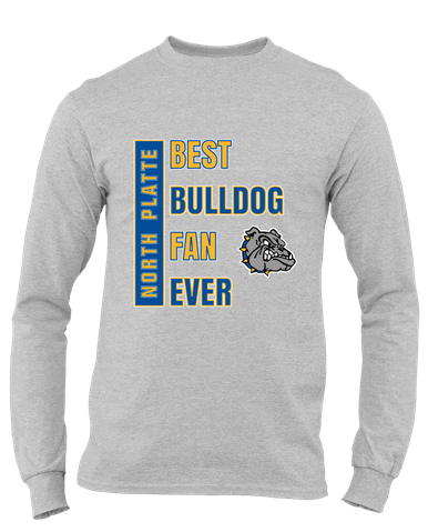 North Platte Bulldogs Best Bulldog Fan Men's Premium LS T-Shirt