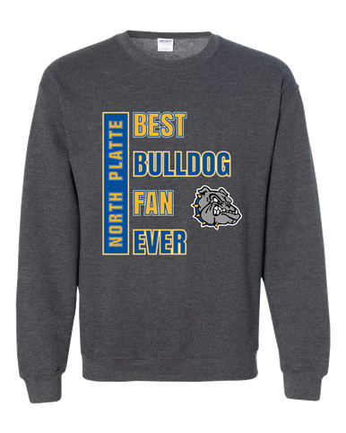North Platte Bulldogs Best Bulldog Fan Men's Sweatshirt