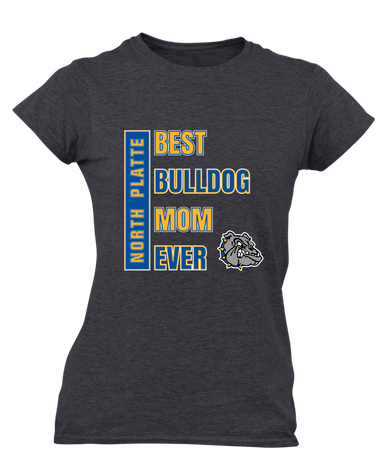 North Platte Bulldogs Best Bulldog Mom Women's SS T-Shirt