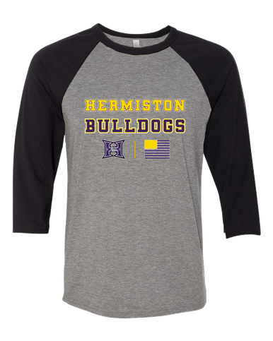Hermiston Bulldogs Spirit Flag Men's Baseball T-Shirt
