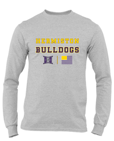 Hermiston Bulldogs Spirit Flag Men's Premium LS T-Shirt
