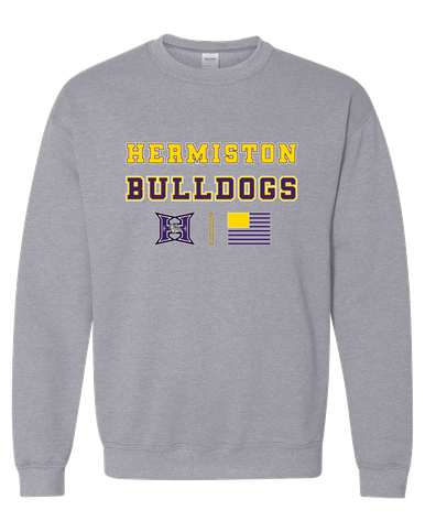 Hermiston Bulldogs Spirit Flag Men's Sweatshirt