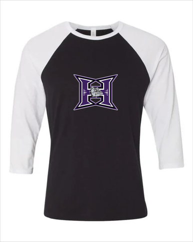 Hermiston Bulldogs Mascot #1 Women's Baseball T-Shirt