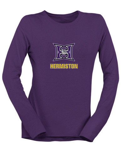 Hermiston Bulldogs Mascot #2 Women's LS T-Shirt