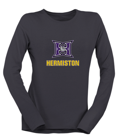 Hermiston Bulldogs Mascot #2 Women's Premium LS T-Shirt