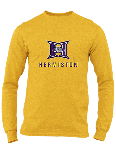 Hermiston Bulldogs Mascot #2 Men's LS T-Shirt