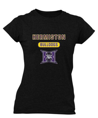 Hermiston Bulldogs Mascot #3 Women's SS T-Shirt