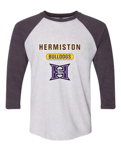 Hermiston Bulldogs Mascot #3 Men's Baseball T-Shirt