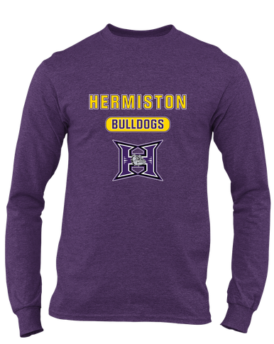 Hermiston Bulldogs Mascot #3 Men's LS T-Shirt