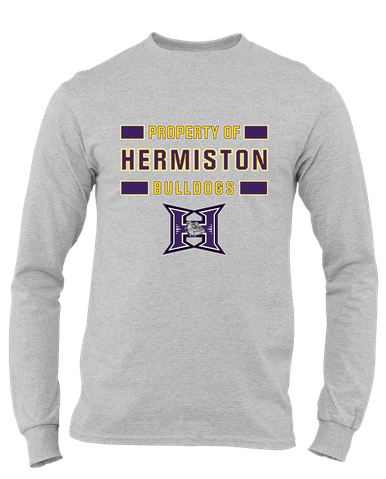 Hermiston Bulldogs Property Of Men's Premium LS T-Shirt