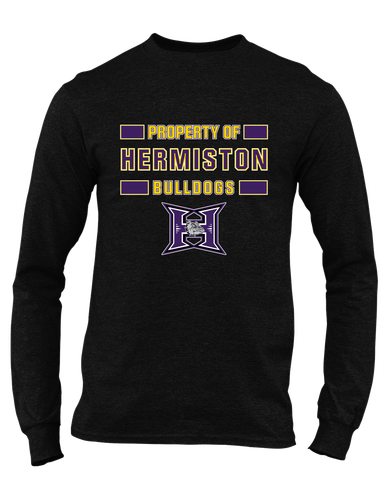 Hermiston Bulldogs Property Of Men's LS T-Shirt