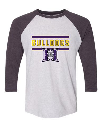 Hermiston Bulldogs Mascot #5 Women's Baseball T-Shirt