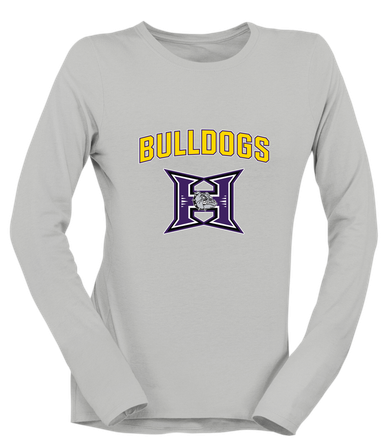 Hermiston Bulldogs Mascot #6 Women's Premium LS T-Shirt