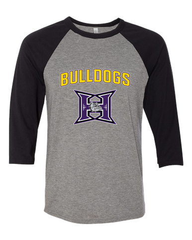Hermiston Bulldogs Mascot #6 Women's Baseball T-Shirt