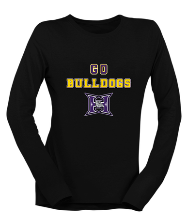 Hermiston Bulldogs Go Team Women's Premium LS T-Shirt