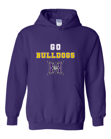 Hermiston Bulldogs Go Team Men's Hoodie