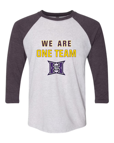 Hermiston Bulldogs We Are One Team Women's Baseball T-Shirt