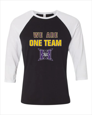 Hermiston Bulldogs We Are One Team Men's Baseball T-Shirt
