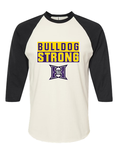 Hermiston Bulldogs Strong #1 Women's Baseball T-Shirt