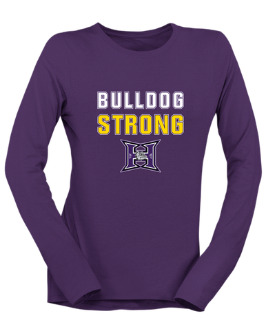 Hermiston Bulldogs Strong #2 Women's LS T-Shirt