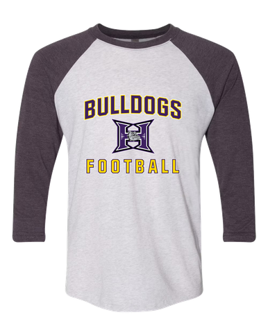 Hermiston Bulldogs Football #1 Women's Baseball T-Shirt