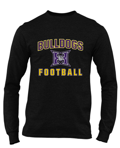 Hermiston Bulldogs Football #1 Men's LS T-Shirt