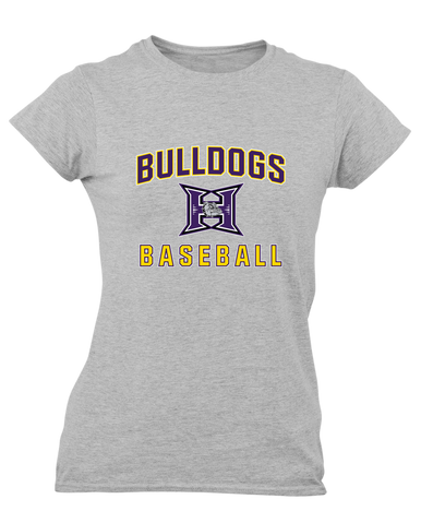 Hermiston Bulldogs Baseball #1 Women's Premium SS T-Shirt