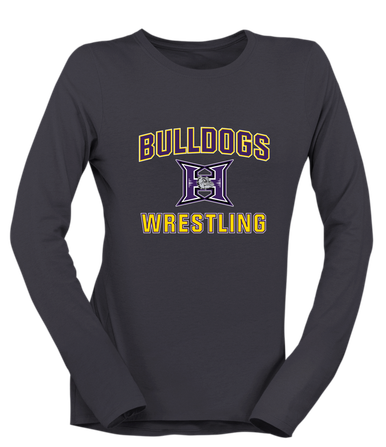 Hermiston Bulldogs Wrestling Women's Premium LS T-Shirt