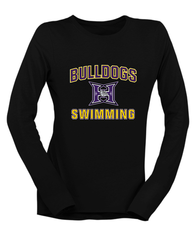 Hermiston Bulldogs Swimming Women's LS T-Shirt