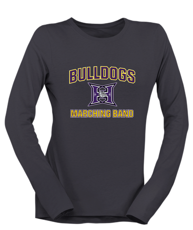 Hermiston Bulldogs Marching Band Women's LS T-Shirt