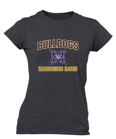 Hermiston Bulldogs Marching Band Women's Premium SS T-Shirt