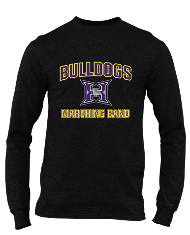 Hermiston Bulldogs Marching Band Men's LS T-Shirt