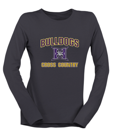 Hermiston Bulldogs Cross Country Women's Premium LS T-Shirt