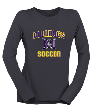 Hermiston Bulldogs Soccer #1 Women's Premium LS T-Shirt