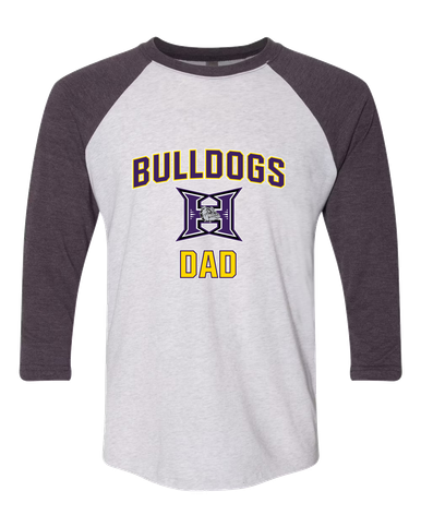 Hermiston Bulldogs Dad Men's Baseball T-Shirt