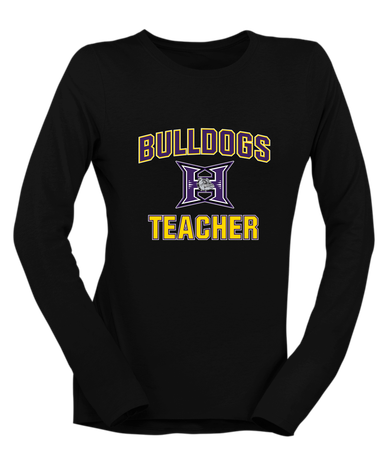 Hermiston Bulldogs Teacher Women's Premium LS T-Shirt
