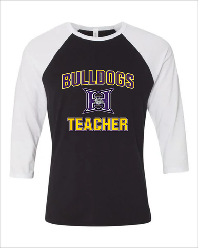 Hermiston Bulldogs Teacher Men's Baseball T-Shirt
