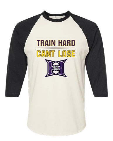 Hermiston Bulldogs Train Hard, Can't Lose Women's Baseball T-Shirt
