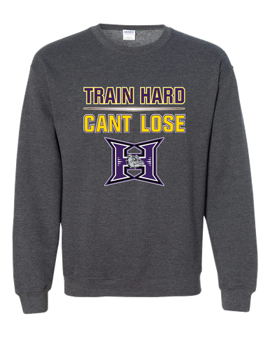 Hermiston Bulldogs Train Hard, Can't Lose Men's Sweatshirt