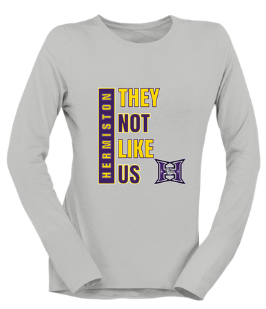Hermiston Bulldogs They Not Like Us #1 Women's Premium LS T-Shirt