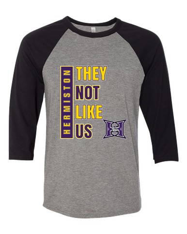 Hermiston Bulldogs They Not Like Us #1 Men's Baseball T-Shirt