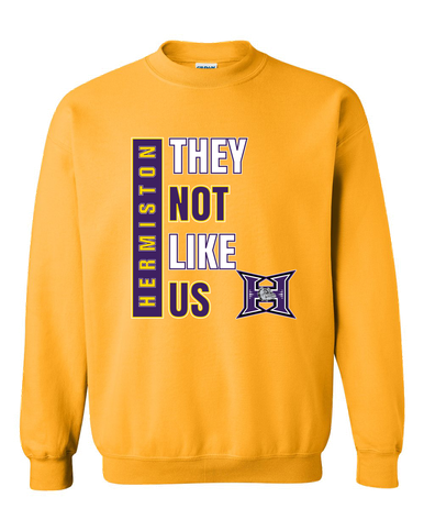 Hermiston Bulldogs They Not Like Us #1 Men's Sweatshirt