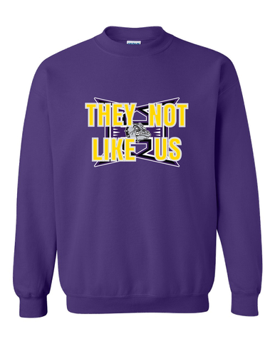 Hermiston Bulldogs They Not Like Us #2 Men's Sweatshirt