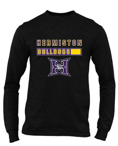 Hermiston Bulldogs Mascot #7 Men's Premium LS T-Shirt