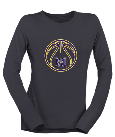 Hermiston Bulldogs Basketball #2 Women's LS T-Shirt