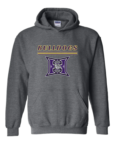 Hermiston Bulldogs Mascot #8 Men's Hoodie