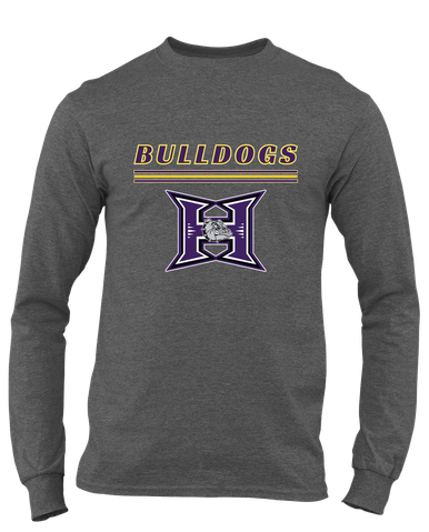 Hermiston Bulldogs Mascot #8 Men's LS T-Shirt