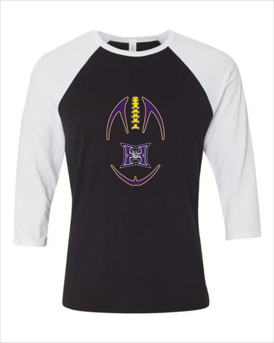 Hermiston Bulldogs Football #4 Women's Baseball T-Shirt