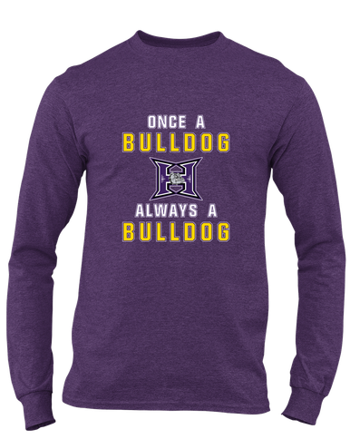 Hermiston Bulldogs Once A Men's LS T-Shirt