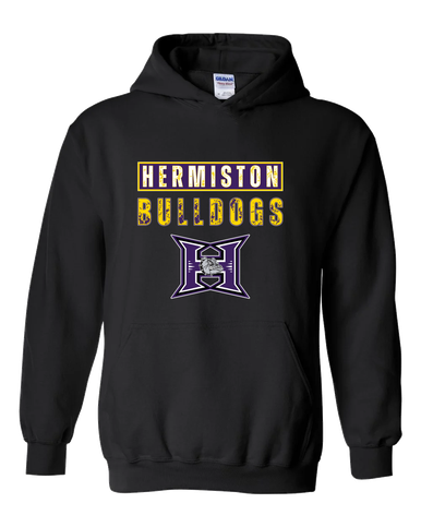 Hermiston Bulldogs Mascot #9 Men's Hoodie